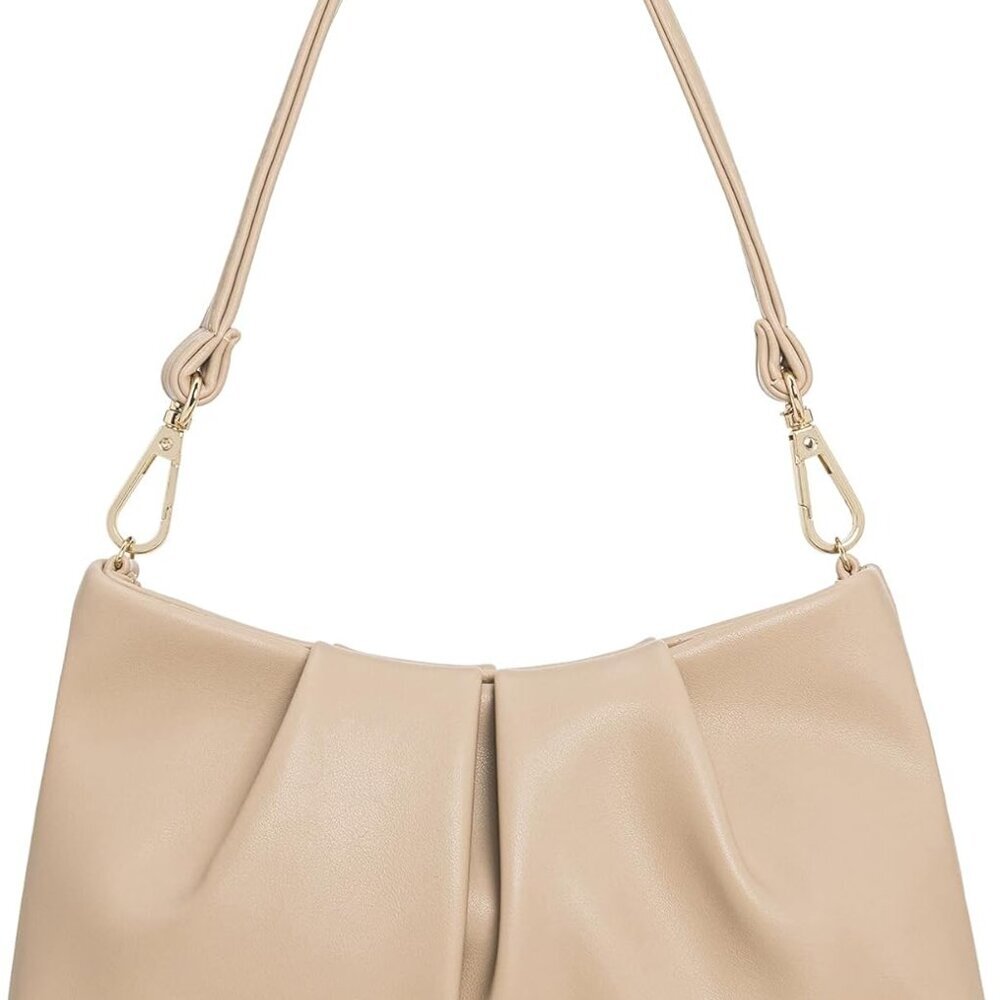 Women Pu Clutch Bag Formal Handbag Detachable Strap Night Out